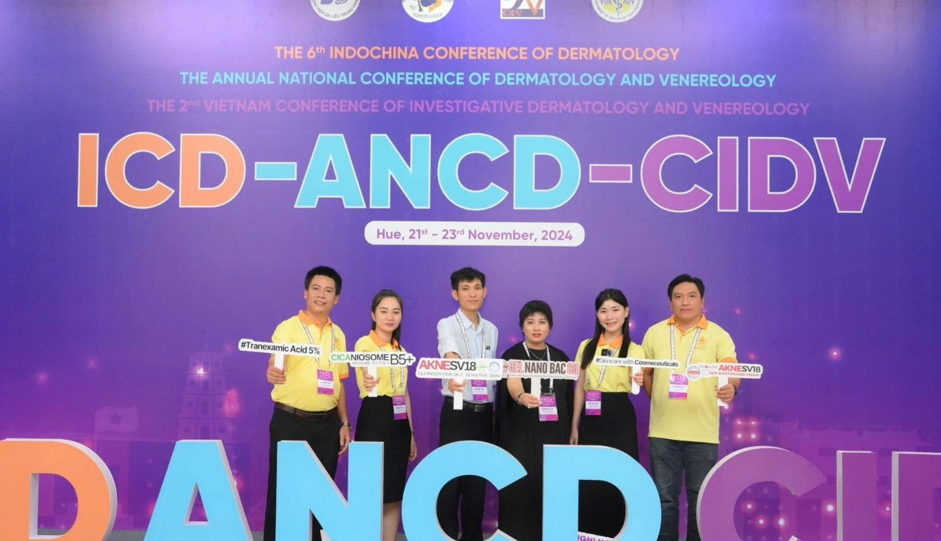 DMP Sen Vàng – Lan Tỏa Giá Trị, Chinh Phục Thành Công - Chúc mừng HỘI NGHỊ KHOA HỌC DA LIỄU ĐÔNG DƯƠNG lần VI diễn ra thành công! 